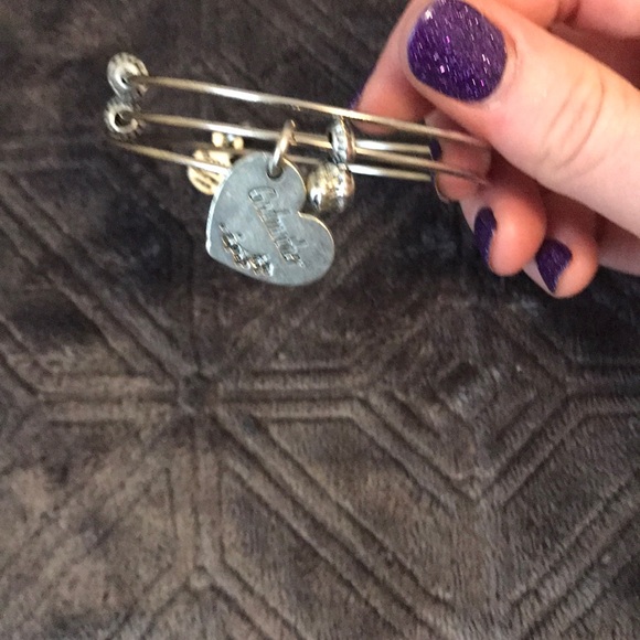 Double stranded silver bracelet - Picture 3 of 3